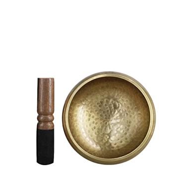 Imagem de SIMBAE Tigela De Música Artesanal Bacia do Canto Budista tibetano Buda Sound Bowl Instrumento Musical para Meditação com Vara Yoga Decoração de Casa