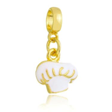 Imagem de Pingente Berloque Chapéu Da Gastronomia Pandora Banhado a Ouro 18k - Premium