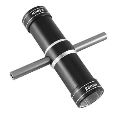 Imagem de MOOKEENONE Porcas de roda e chave de roda sextavada 4,0 mm 5,5 mm 24 mm 25 mm, RC Monster Truck Rodas Pneus Chave para 1/5 Modelo de Caminhão de Carro