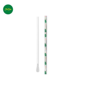 Imagem de Canudo Bio Mexedor Sache Papel 8 Mm  Pp C/ 2000 Un.