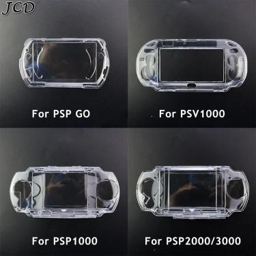 Imagem de JCD-Capa protetora de cristal transparente  casca dura para PS Vita PSV 1000 2000 PSP Go  capa de