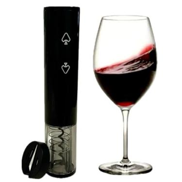 Imagem de Abridor De Vinho Elétrico Com Saca Rolhas Automático E Cortador De Lacre