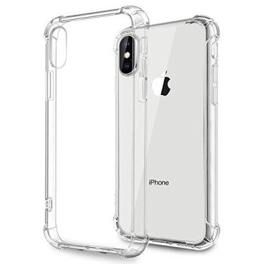 Imagem de Capinha Tpu Borda Ant Impacto Transparente iPhone X, H Maston, 37859237, Transparente
