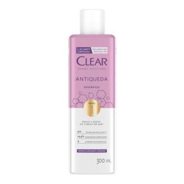 Imagem de Shampoo Antiqueda Clear Derma Solutions Com 300ml  - Unilever
