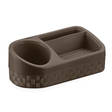 Imagem de Porta Detergente Rattan C/Base Marrom