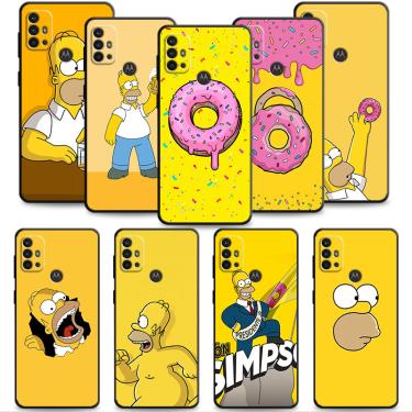 Imagem de Capa de telefone engraçada Home Simpsons  Capa para Motorola G60  G30  G22  G52  G51  G71  G60s