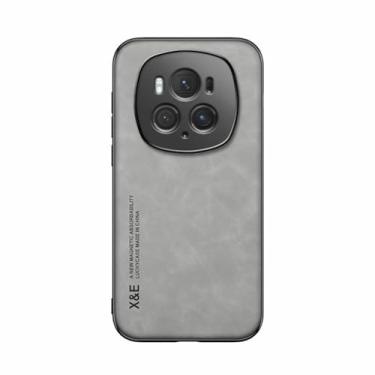 Imagem de Kepuch Silklike Capa para Honor Magic 6 Pro - Case Placa de Metal Embutida para Honor Magic 6 Pro - Cinza