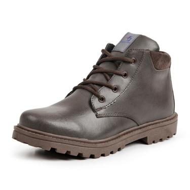 Imagem de Bota Casual Coturno Masculina Moderna Basica Chumbo  masculino