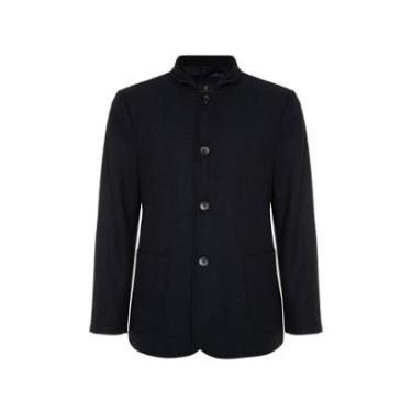 Imagem de Casaco Trench Coat Individual Azul Marinho Tam. P-Masculino