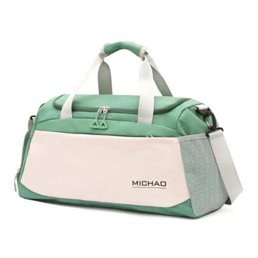 Imagem de TOKSHOP Mala de Mão Bolsa Transversal Esportiva para Academia Viagem 31 Litros (Verde)