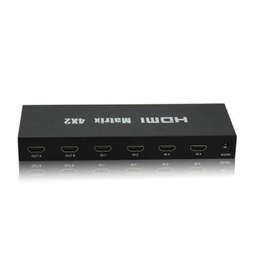 Imagem de Matrix Hdmi 4X2 Full Hd Splitter Switch 2K 4K 3D - Voo