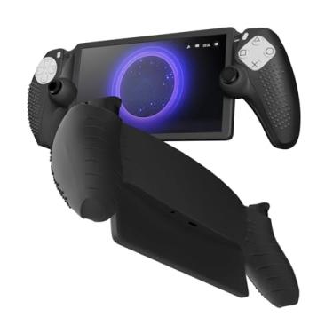 Imagem de TNP Capa protetora de silicone para PlayStation Portal - Capa protetora para PS Portal Shell com antiderrapante, absorção de choque, anti-impressão digital, resistente a arranhões, preta