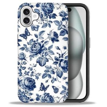 Imagem de Goodsprout Capa compatível com iPhone W5, Peony e Rose Sketch Art Girl Hybrid 2 camadas capa rígida + capa protetora de silicone - resistente a arranhões à prova de choque para iPhone W5.