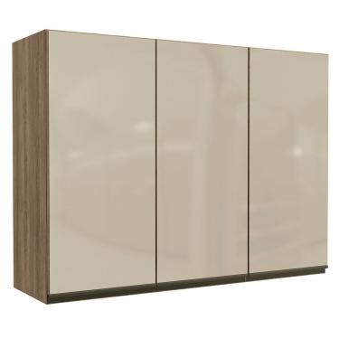 Imagem de Armário Aéreo 120 cm Kappesberg Maxxi 3 Portas G767 - Nogal