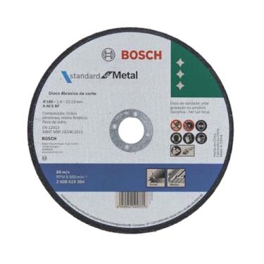 Imagem de Bosch Disco de Corte Standard for Metal 180x1,6mm Reto