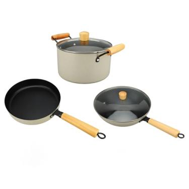 Imagem de Conjunto de Panelas de Pedra Maifan Resistente a Altas Temperaturas para Cozinhar Em Casa