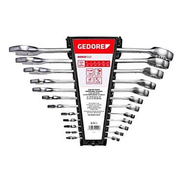 Imagem de Jogo de Chaves Combinadas 6 à 22mm 12 Peças - Gedore Red 3365197