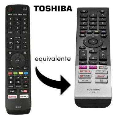 Imagem de controle compativel com tv toshiba vidaa ct-95017 - sky