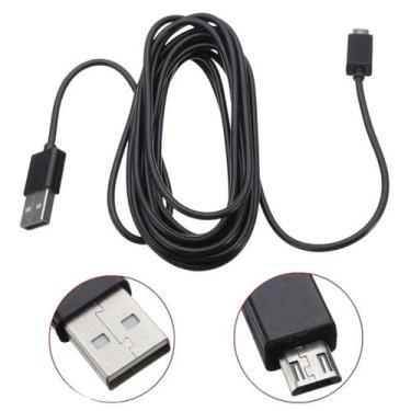 Imagem de Cabo Para Recarregar Controle Compatível Com Ps4 Dualshock 4 e Xbox On