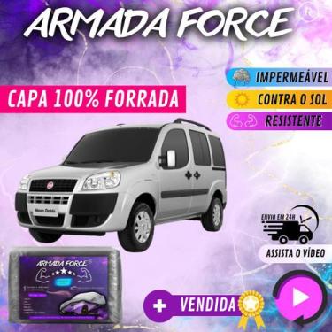 Imagem de Capa Cobrir Carro DOBLO100% Forrada Armada Force 100% Impermeável Forr