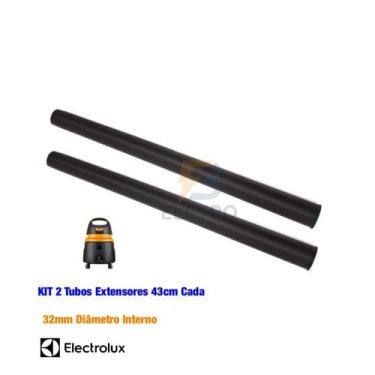 Imagem de Kit com 2 Tubos para Aspirador de Pó Electrolux Acqua Power AQP20 - Co