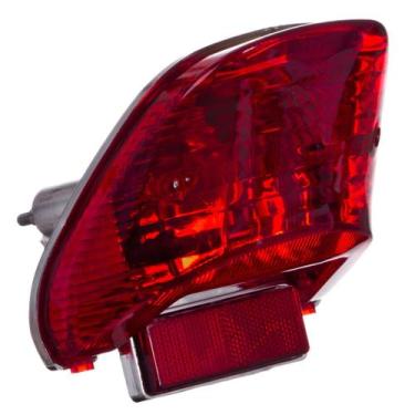 Imagem de Lanterna Traseira Especial Cromo Forte Titan 150, VERMELHA, Único