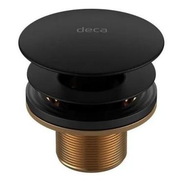 Imagem de Válvula Escoamento Lavatório Deca Black Matte 1601.BL.MT
