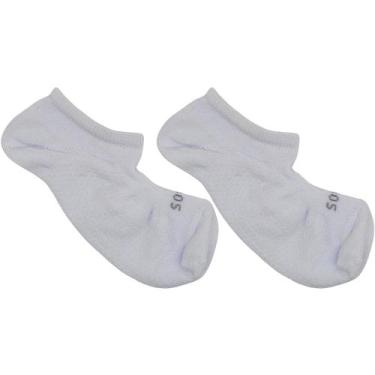 Imagem de Meia Soft Canoa Indi Esportiva Atoalhada Feminina, Branco, U