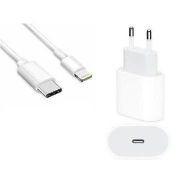 Imagem de Carregador USB-C de 20W compativel iPhone/iPad X XR XS 11 12 13 14 15 