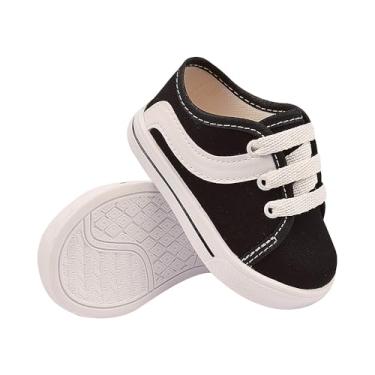 Imagem de Genérico, Tênis Infantil Bebê B2A Kids Sapatênis Social Baby Tamanho:19;Cor:Preto