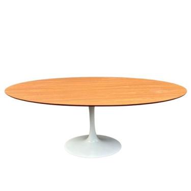 Imagem de Mesa de Jantar Tulipa Saarinen Oval 137x90 cm Tampo Freijó - Linn Desi