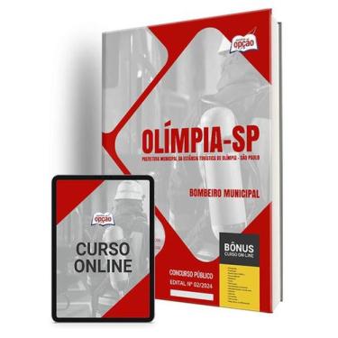 Imagem de Apostila Pref Olímpia SP 2024 Bombeiro Municipal - Apostilas Opção