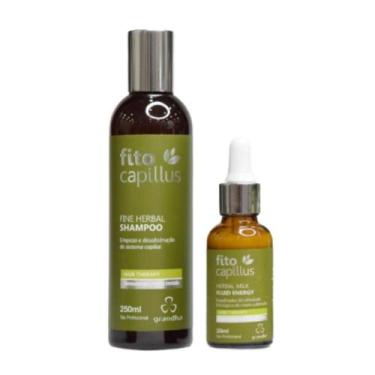Imagem de Shampoo + Tônico Reparação Milk Fito Capillus Herbal - Grandha
