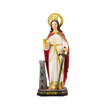 Imagem de Santa Bárbara 34cm - Enfeite Resina - Taimes
