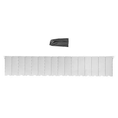 Imagem de Almencla Protetor de vento para fogão de acampamento dobrável, protetor de vento para fogão externo, queimador de forno a gás com bolsa de transporte, protetor, 16 Pratos