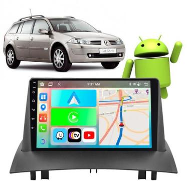 Imagem de Kit Multimídia 9 Polegadas 2GB 32GB Megane 2007-2013 CarPlay Android A