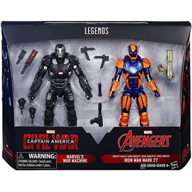 Imagem de Marvel Legends 6 Inch Captain America: Civil War Action Figure Set (War Machine and Iron Man Mark 27)