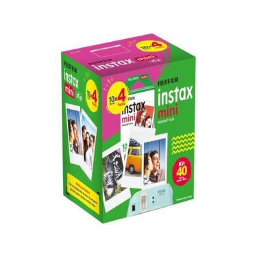 Imagem de Filme instantâneo Fujifilm Instax Borda Branca com 40 poses, 40