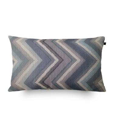 Imagem de Almofada Retangular 30x50cm Jacquard Cartagena Azul J2 - FASTLAR