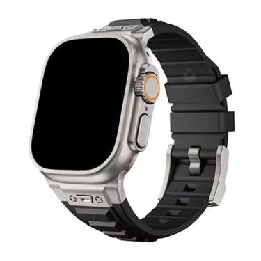Imagem de Pulseira Silicone Square Robusta Compatível com Watch Ultra - Baú do V