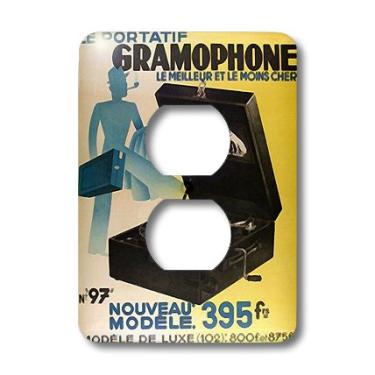 Imagem de 3dRose Capa para interruptor de luz de anúncio de gramofone antigo lsp_173870_6