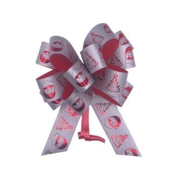 Imagem de Laço Pronto Para Presente e Embalagem - Flor Eco 10 Unidades Natal - l