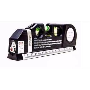 Imagem de Nível Nivelador Laser Trena 3 Bolhas Horizontal Vertical - nível laser