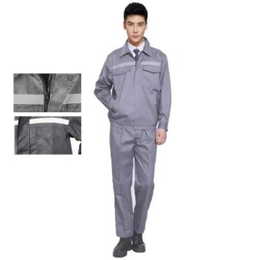 Imagem de Conjunto Uniforme Segurança Profissional EPI Faixa Refletiva Construça