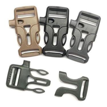 Imagem de Kit 12 Fecho Fivela De Engate Rápido 2cm De Plástico - oem
