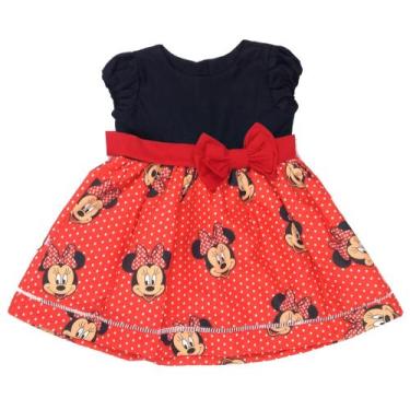 Imagem de Vestido Minnie Vermelho C/manga Festa Infantil - Atelie Iza Rocha, Ver