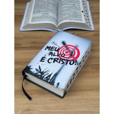 Imagem de Bíblia NVI Meu alvo é CRISTO - Com índice digital e Letras Grandes - C