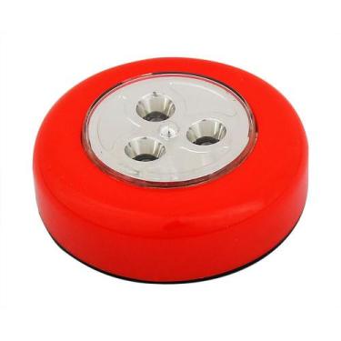 Imagem de Luminária Guarda Roupas De Toque Com 3 Leds - 1261 - Western, Vermelho