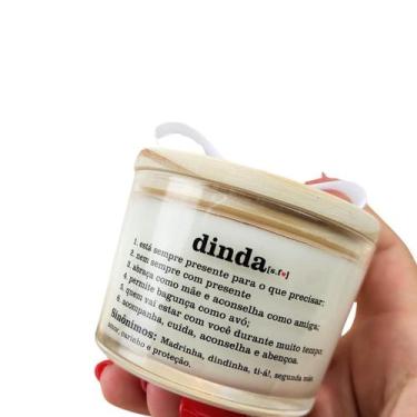 Imagem de lembrancinha dindo e dinda VELA AROMATICA 100G SACO ORGANZA - Bia art'