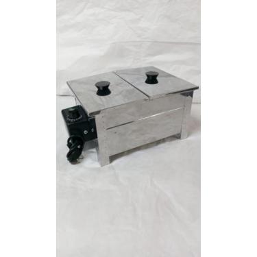 Imagem de Derretedeira de chocolate mutiuso 2 cubas 5kg - MORAIS COIFAS E VITRIN